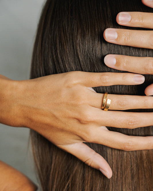 Facet Duo Ring