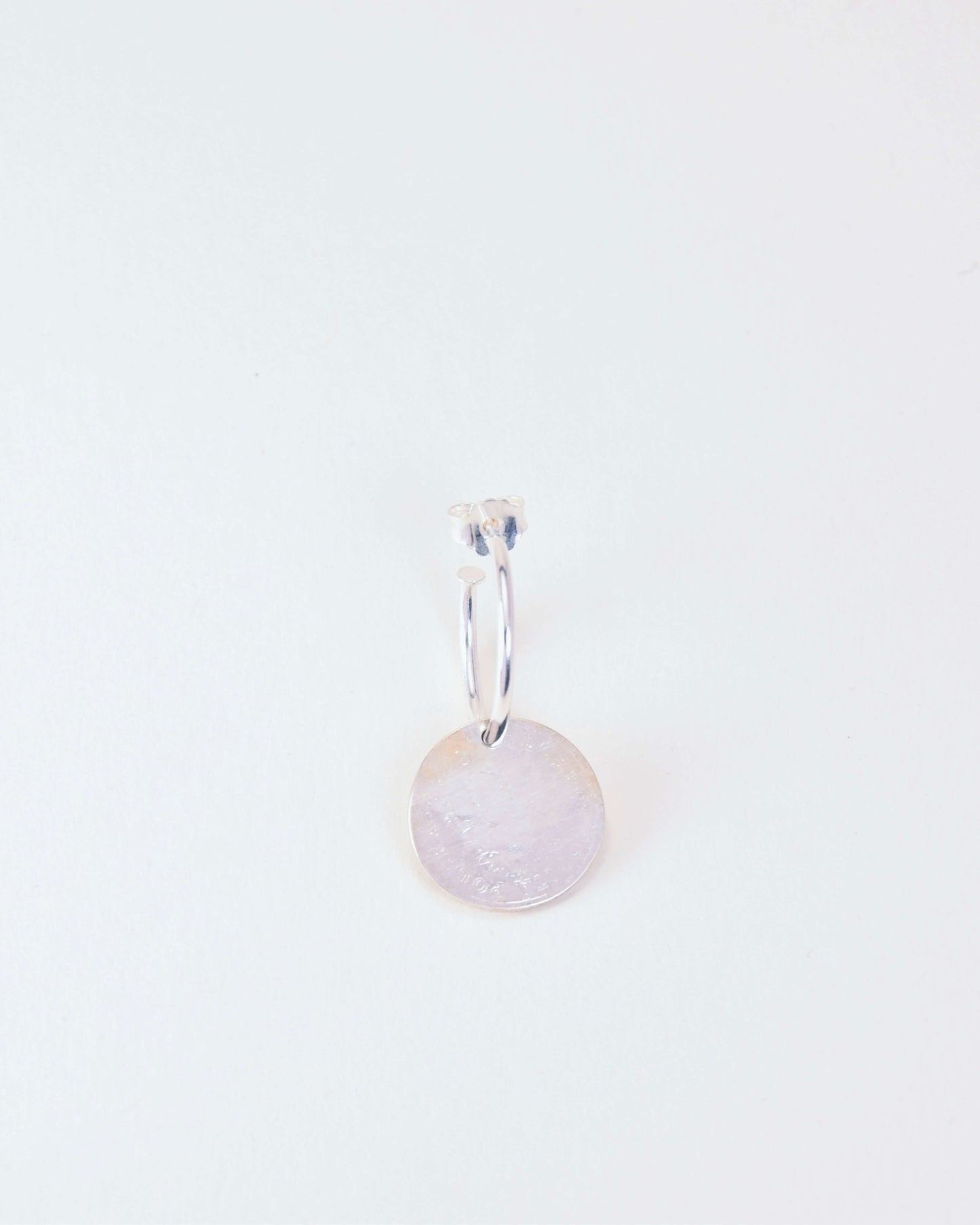 Minimal Coin Ohrring