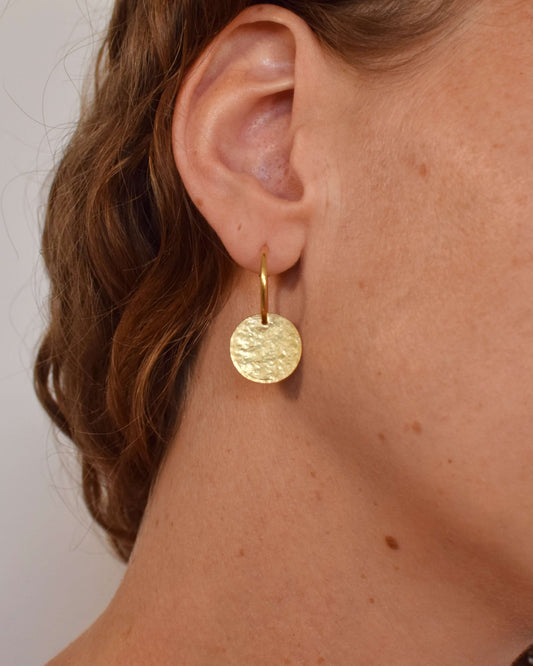Minimal Coin Ohrring