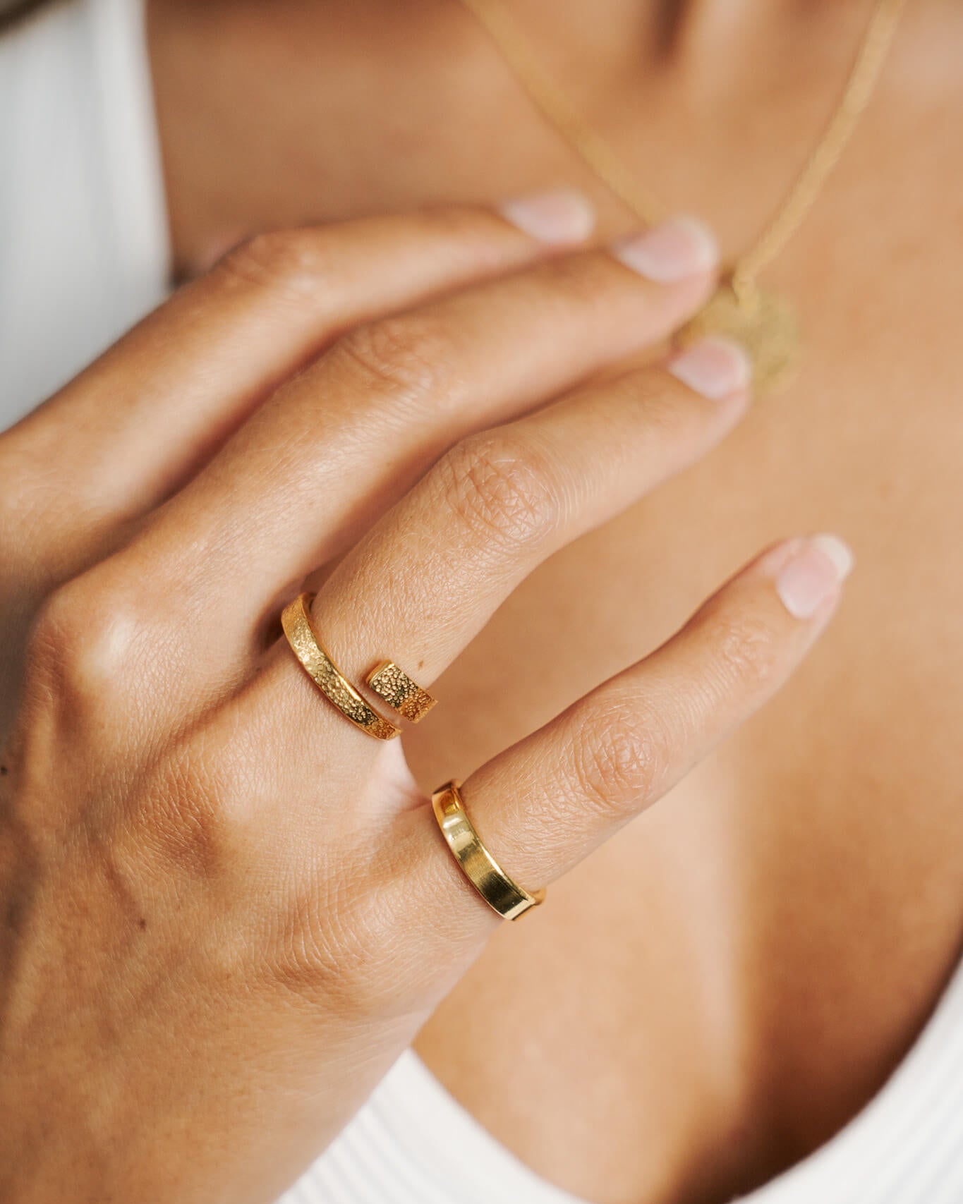 Facet Duo Ring